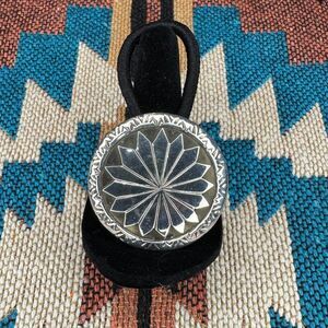Sterling Silver Native American Hair Tie